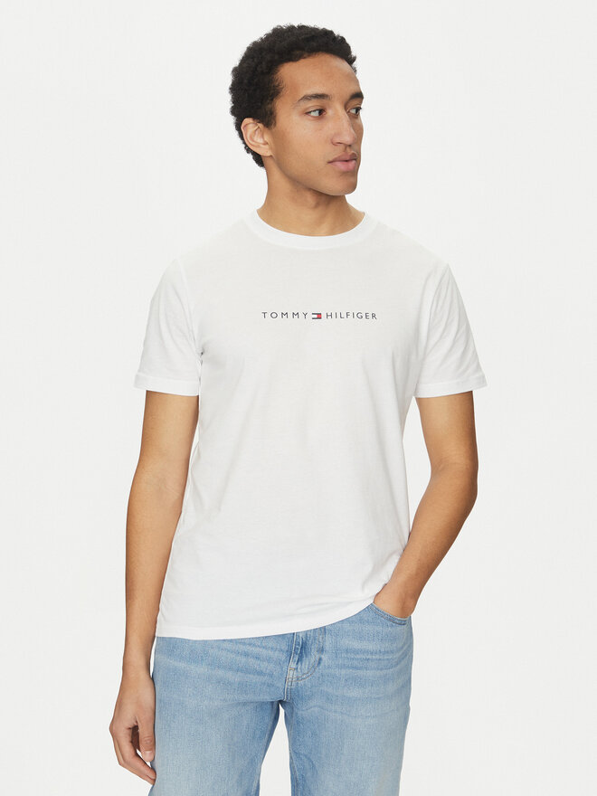 Tommy Hilfiger Tommy Hilfiger Camiseta UM0UM03525 Blanco Regular Fit
