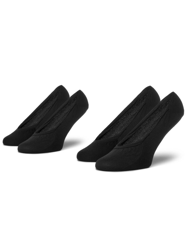 Tommy Hilfiger Set de 2 perechi de șosete scurte de damă Tommy Hilfiger 353007001 Negru