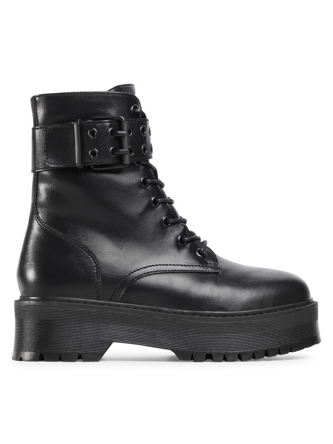 Keddo Schnürstiefeletten Keddo 808258/13-01G Schwarz