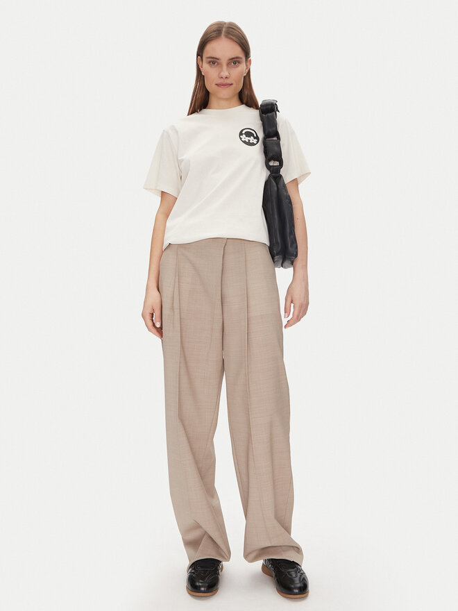 HUGO HUGO Camiseta Vintage Tee_B_3 50533958 Blanco Relaxed Fit