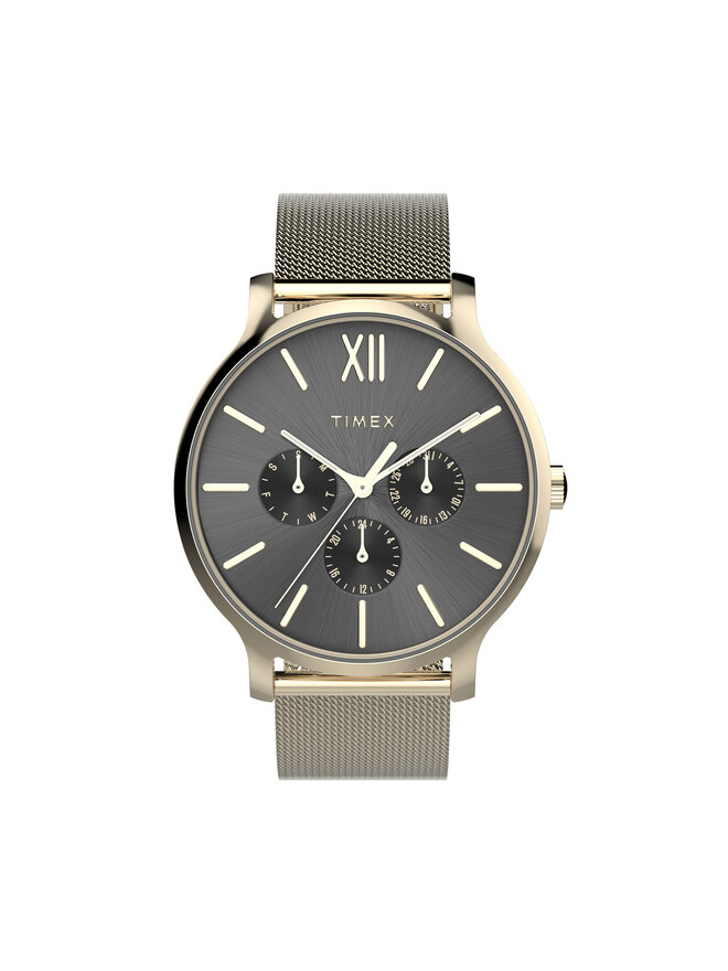 Timex Zegarek Timex Transcend TW2W20000 Złoty