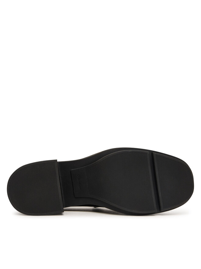 Calvin Klein Halbschuhe Calvin Klein Block Heel Loafer Lth Hdw HW0HW03176 Schwarz