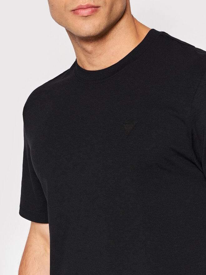 Guess Guess T-Shirt Z2YI12 JR06K Μαύρο Regular Fit