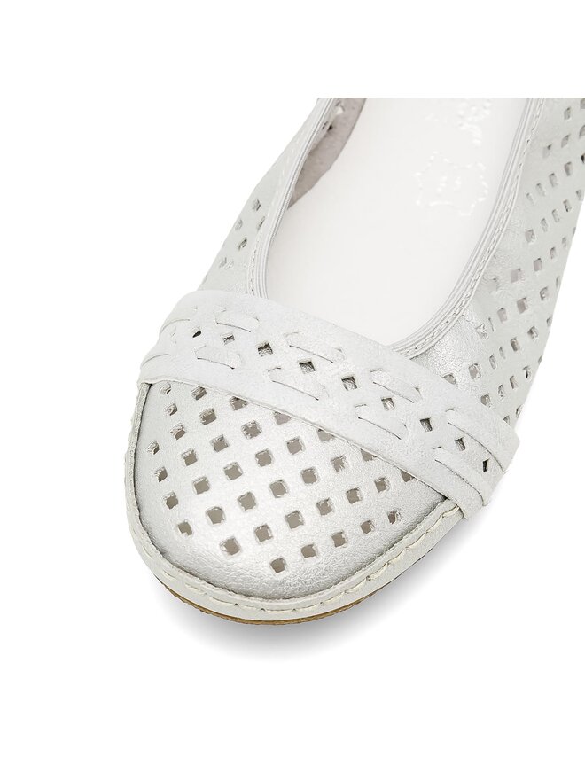 Rieker Ballerinas Rieker 41430-90 Silberfarben