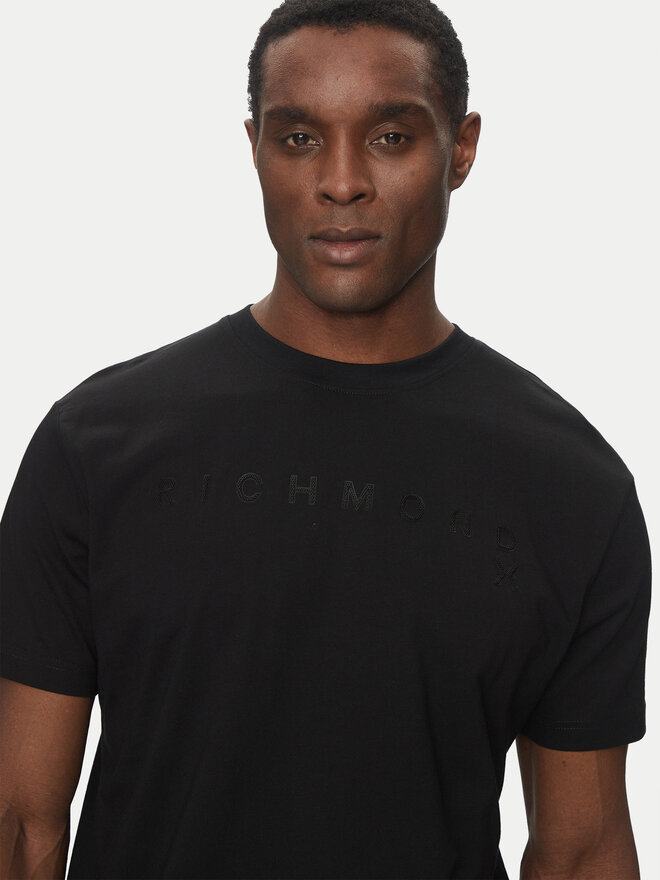 Richmond X Richmond X T-Shirt UMP25009TS Μαύρο Regular Fit
