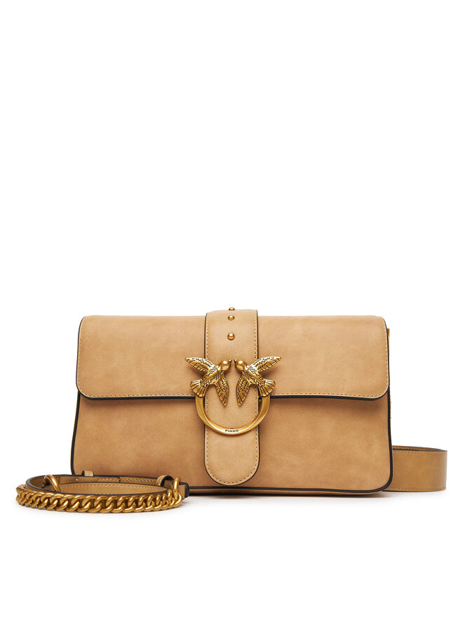 PINKO Handtasche PINKO Love One Classic Slouchy Fl PE 25 PLTT 104524 A2C2 Beige