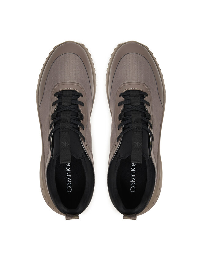 Calvin Klein Sneakers Calvin Klein Eva Runner Laceup Sock Mat Mix YM0YM01443 Braun