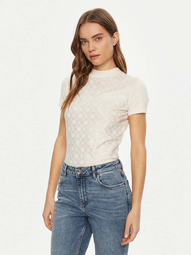 Guess Guess Футболка W5RI15 J1314 Білий Regular Fit