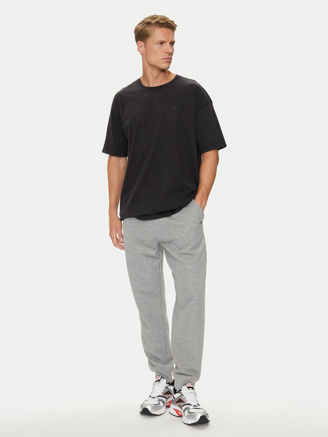 4F 4F Marškinėliai 4FWSS24TTSHM1316 Juoda Oversize