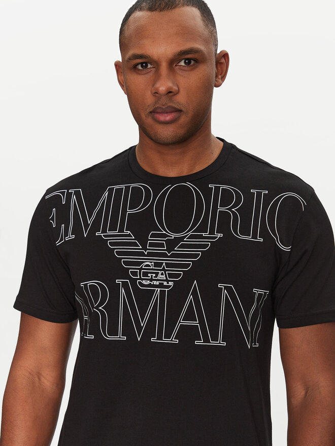 Emporio Armani Underwear Emporio Armani Underwear Póló EM000574 AF12326 UC001 Fekete Regular Fit
