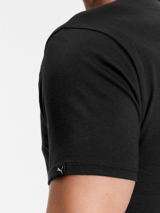 Puma Puma 2 marškinėlių komplektas Basic 935016 Juoda Regular Fit