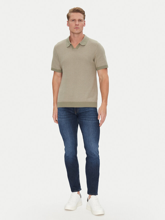 Jack&Jones Jack&Jones Pólóing Ceaston 12273012 Zöld Regular Fit