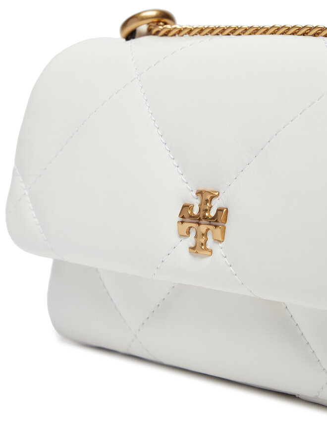 Tory Burch Torebka Tory Burch Mini Kira Diamond 154710 Biały