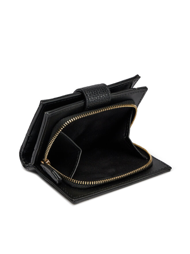 Valentino Малък дамски портфейл Valentino Brixton VPS7LX215 Черен