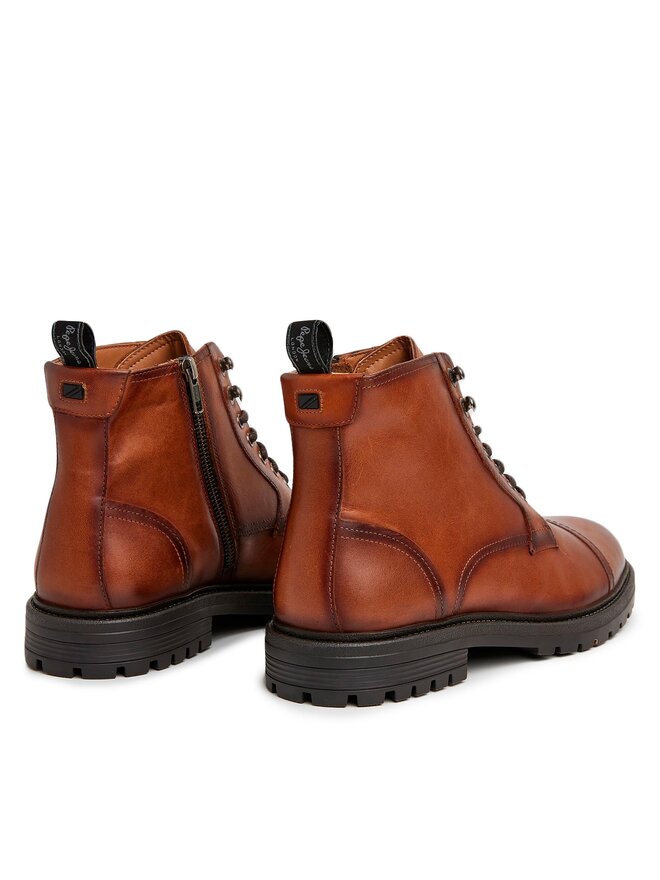 Pepe Jeans Kozačky Pepe Jeans PMS50237 Hnědá