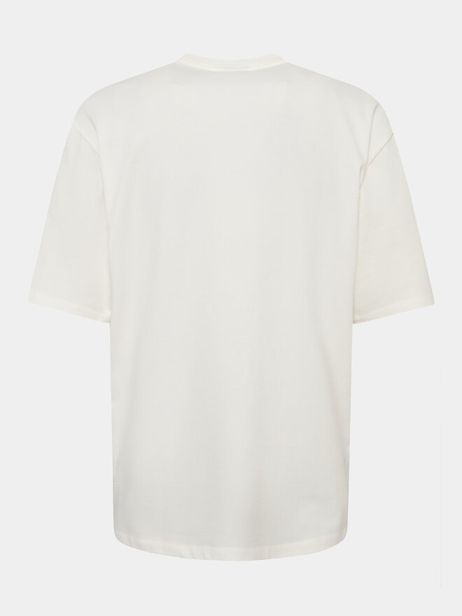 Lindbergh Lindbergh Camiseta 30-400120 Écru Relaxed Fit