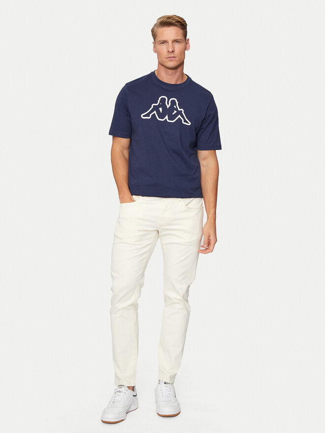 Kappa Kappa Marškinėliai Logo Korpo Cromen 303HZ70 Tamsiai mėlyna Regular Fit