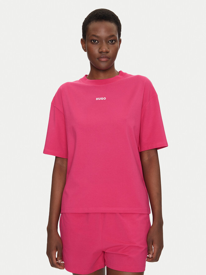 HUGO HUGO T-Shirt 50490593 Rosa Relaxed Fit