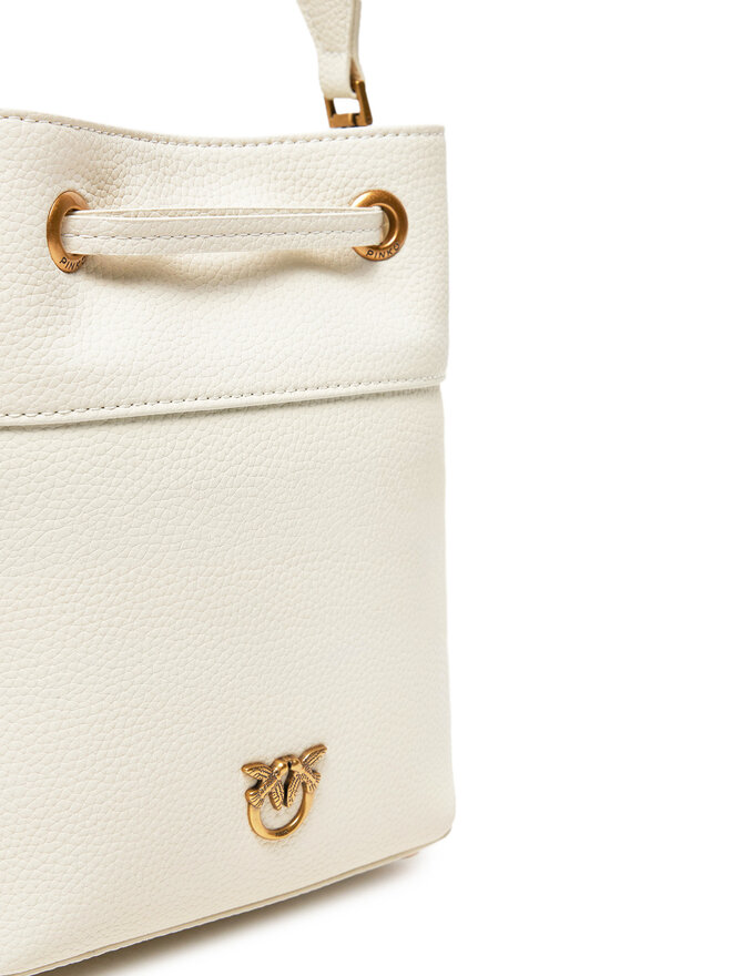 PINKO Ročna torba PINKO Secchiello Mini PE 25 PLTT 104303 A29Q Écru