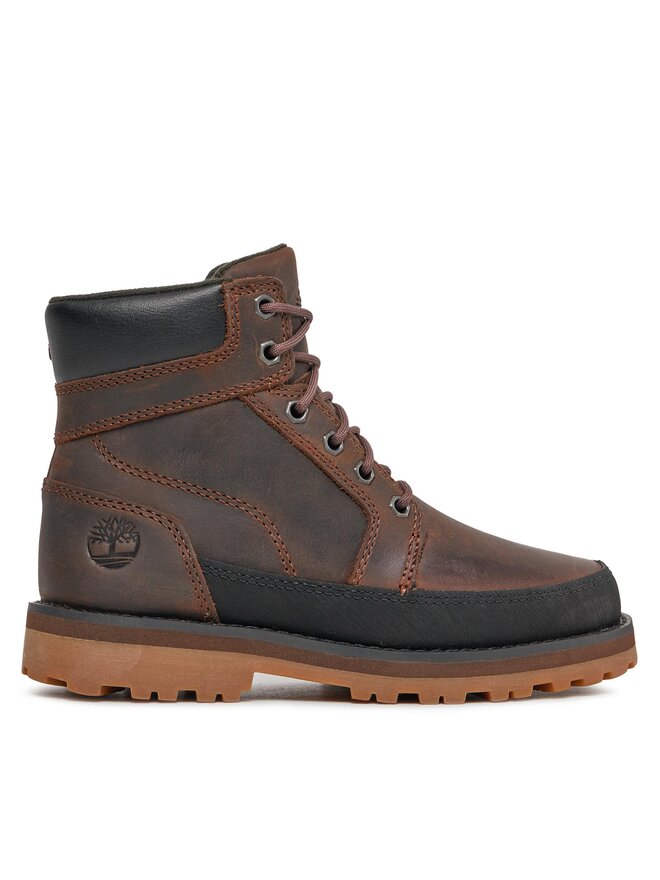 Timberland Schnürstiefeletten Timberland Courma Kid Boot W/ Rand TB0A5XHN9311 Braun