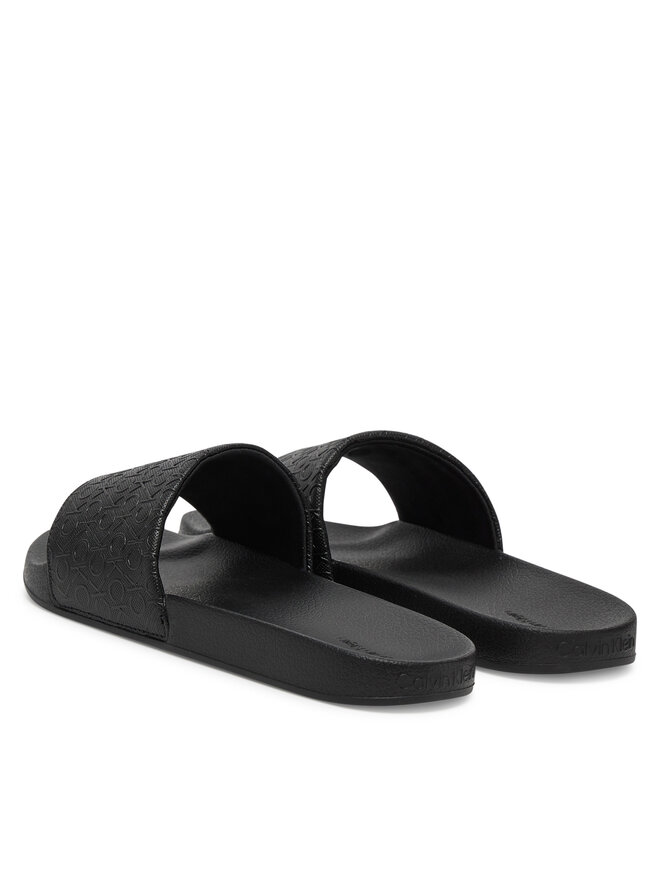 Calvin Klein Klapki Calvin Klein Pool Slide Mono HW0HW02541 Czarny