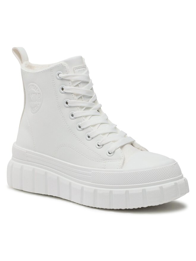 Big Star Shoes Μποτάκια Big Star Shoes MM374100 Λευκό