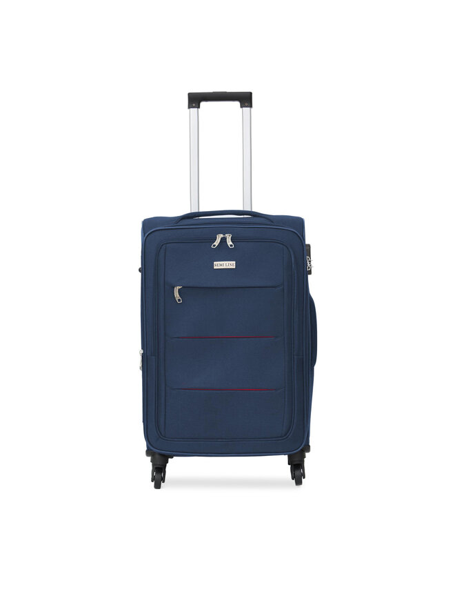 Semi Line Голям куфар Semi Line T5683-3 Тъмносин
