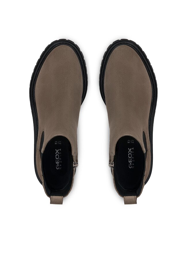 Geox Polokozačky Geox D Iridea B Abx D26D0A 00022 C6692 Béžová