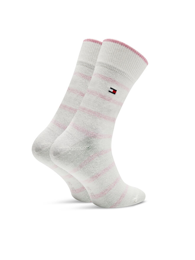 Tommy Hilfiger Vaikiškų ilgų kojinių komplektas (2 poros) Tommy Hilfiger 701229939 Rožinė