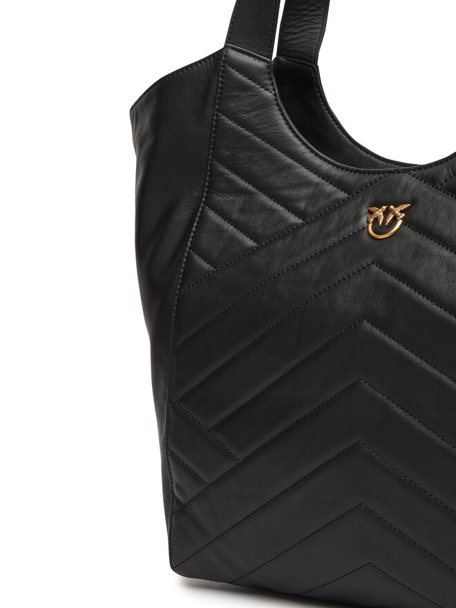 PINKO Kabelka PINKO Tote Bag PE 25 PLTT 104536 A2AO Černá