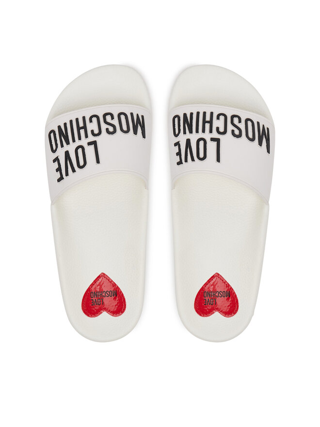 LOVE MOSCHINO Pantoletten LOVE MOSCHINO JA28052G0MI14100 Weiß