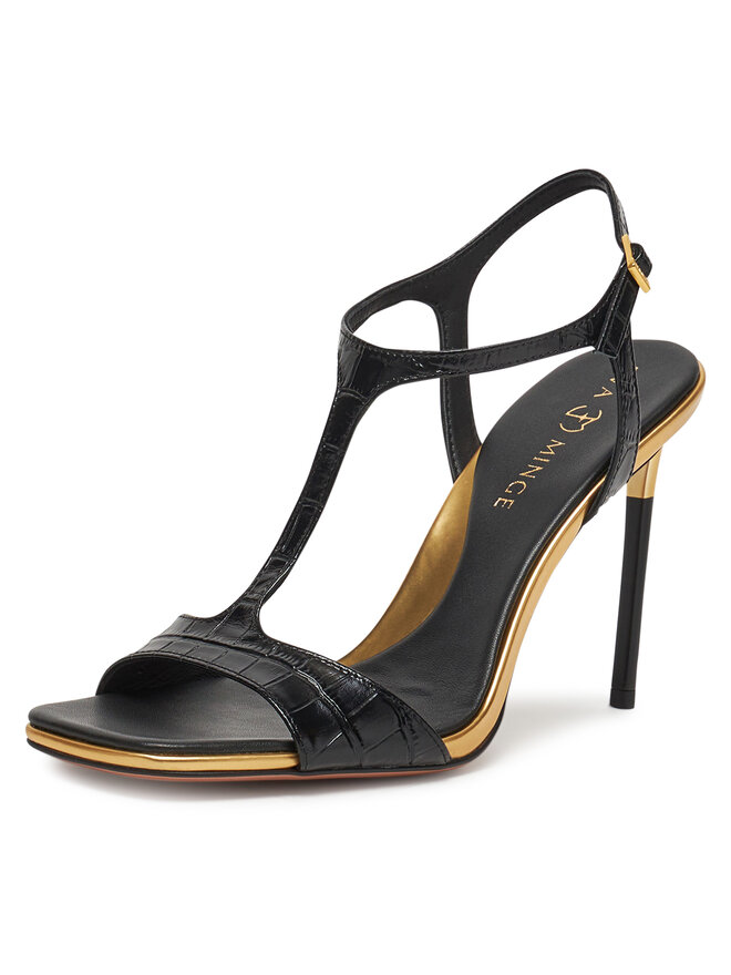 Eva Minge Sandale Eva Minge TULIP-LT1520-3-3 Negru