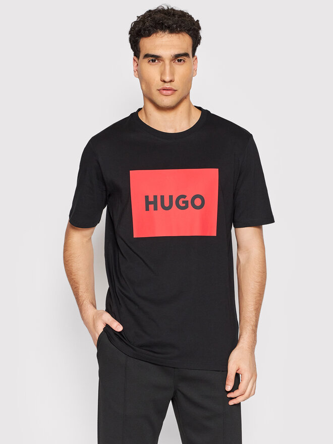 HUGO HUGO Camiseta Dulive222 50467952 Negro Regular Fit