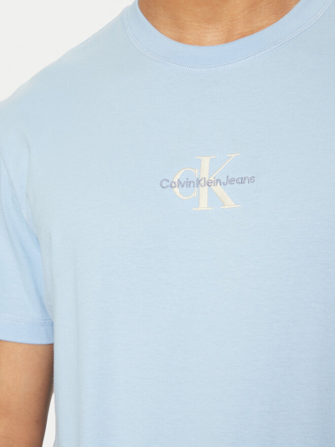 Calvin Klein Jeans Calvin Klein Jeans Camiseta Monologo J30J325649 Celeste Regular Fit
