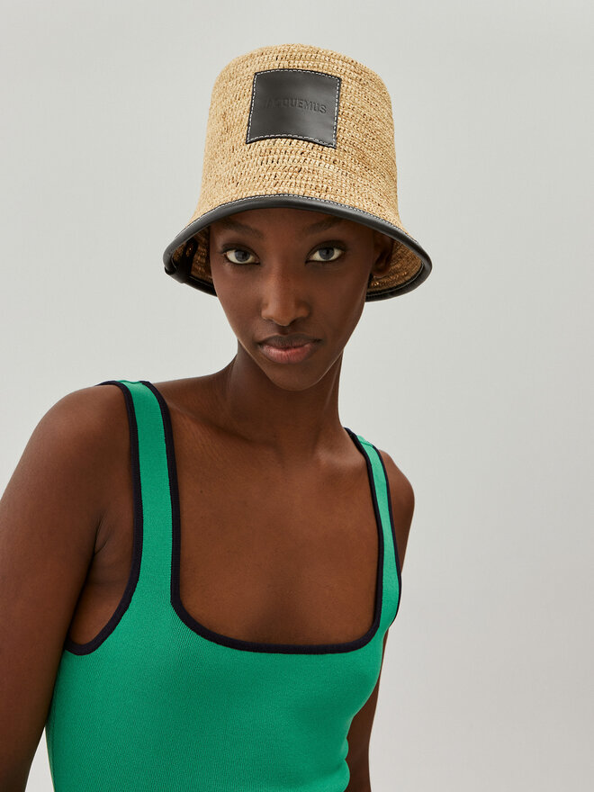 JACQUEMUS Kapelusz JACQUEMUS Cappello 245AC642 Beżowy