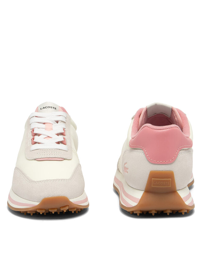 Lacoste Sneakersy Lacoste L-Spin Stripe Sole 747SFA0018 Écru