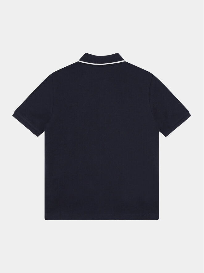 BOSS Boss Поло J25P26 D Cиній Regular Fit