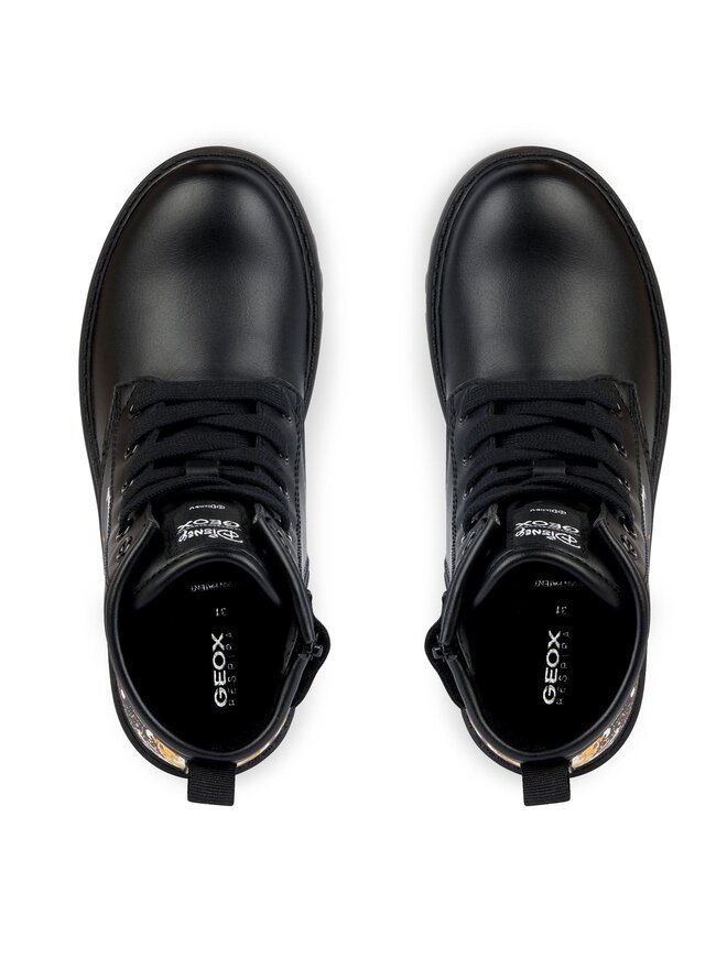 Geox Pohodni čevlji Geox J Casey Girl J2620D 000BC C9240 M Črna