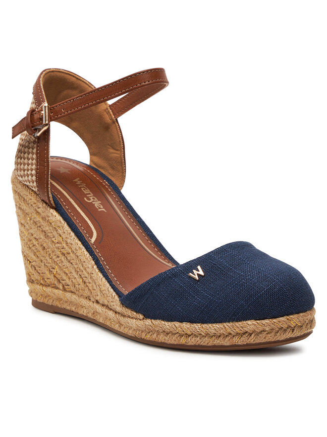 Wrangler Espadryle Wrangler Brava Women Wedge 20241056 Granatowy
