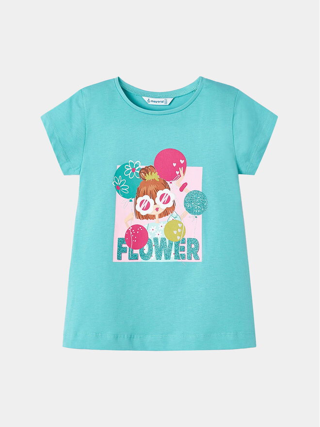 Mayoral Mayoral Camiseta 3090 Azul Regular Fit