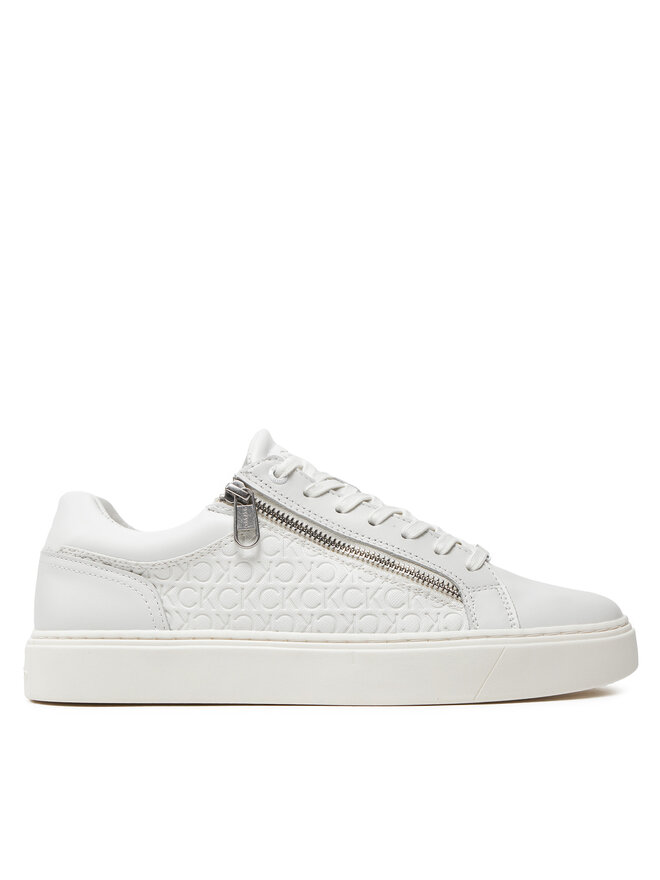 White sneakers calvin klein on sale