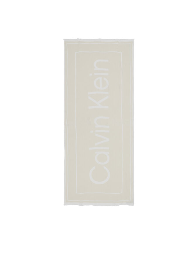 Calvin Klein Scialle Calvin Klein Logo K60K610814 Grigio