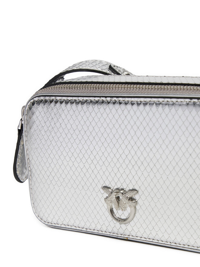 PINKO Torebka PINKO Camera Case AI 24-25 PLTT 102810 A1VG Srebrny