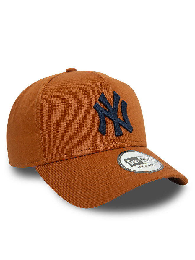 New Era Kšiltovka New Era New York Yankees League Essential 9FORTY E-Frame 60580697 Hnědá
