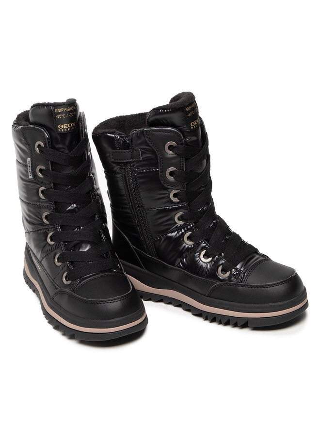 Geox Schneeschuhe Geox J Adelhide G.Babx A J16EWA 0LVBC C9999 S Schwarz