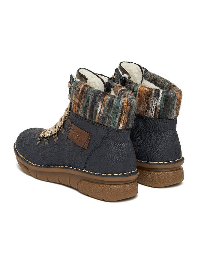 Rieker Schnürschuhe Rieker CEO-73343-15 Dunkelblau