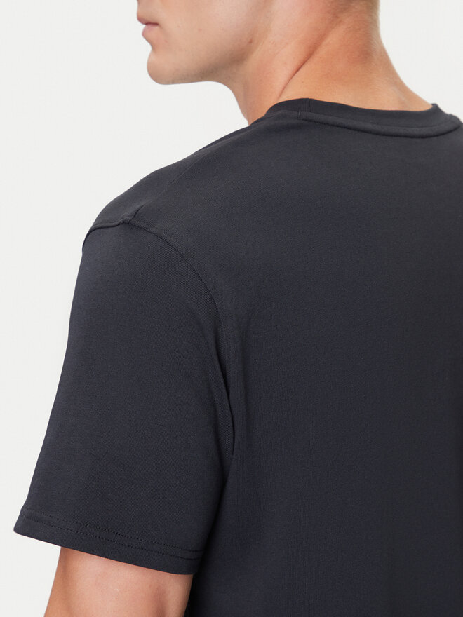 Under Armour Under Armour Marškinėliai Ua Hw Lc Patch Ss 1382902-001 Juoda Loose Fit