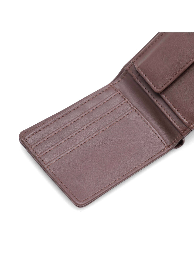 Lanetti Portafoglio piccolo da uomo Lanetti 4M1-001-AW23 Marrone