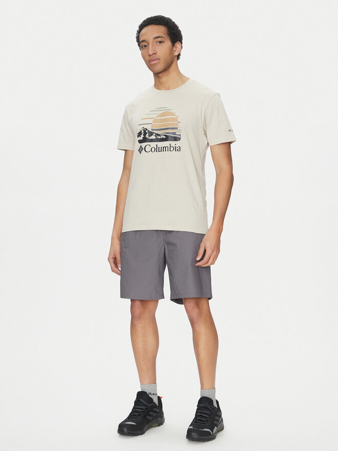 Columbia Columbia Camiseta Path Lake™ II Graphic 1934814 Beis Regular Fit