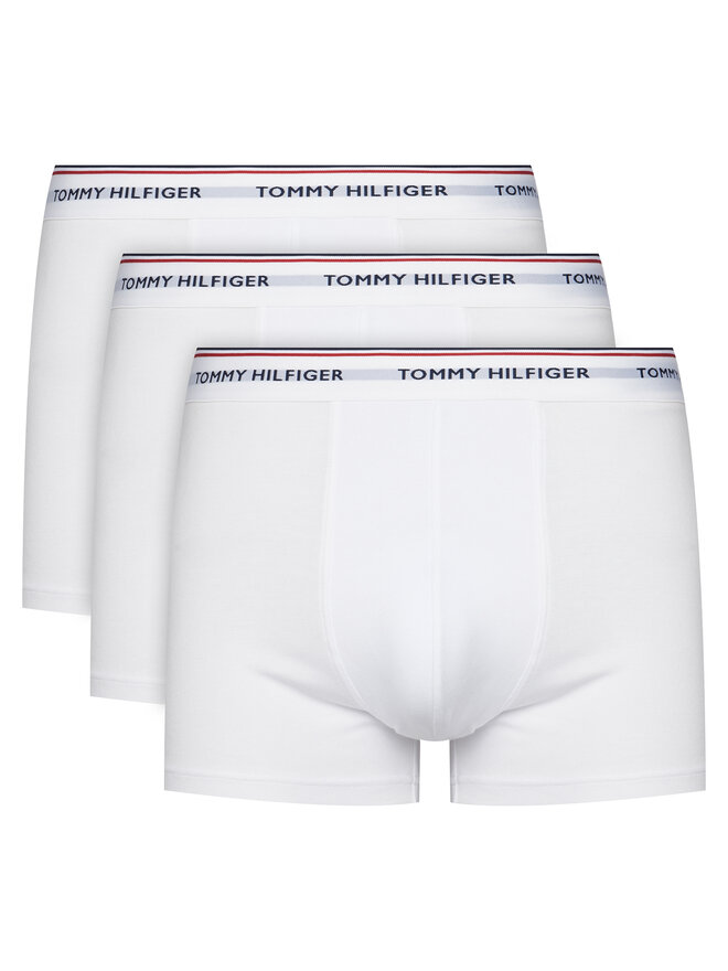 Tommy Hilfiger Tommy Hilfiger Σετ μποξεράκια 3 τμχ 3P Lr Trunk 1U87903841 Λευκό